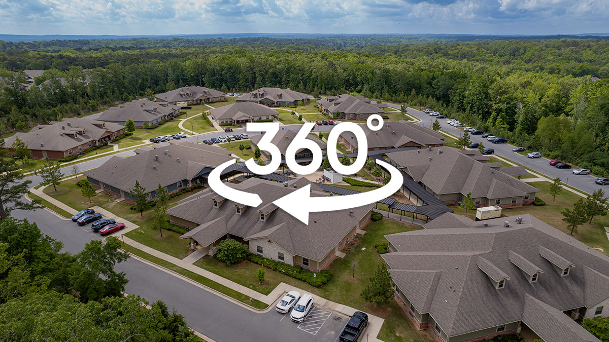 360 Virtual Tour Green House Cottages of Poplar Grove